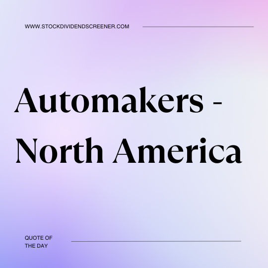 Automakers North America