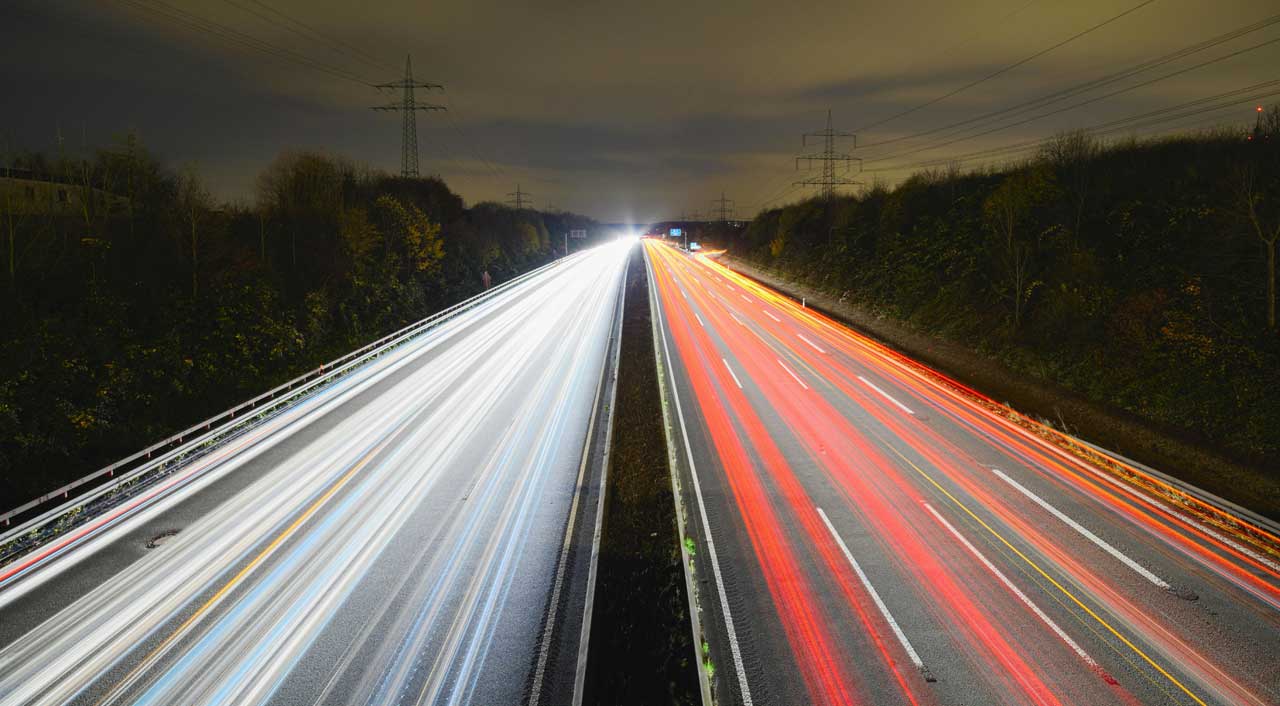 lights on highway