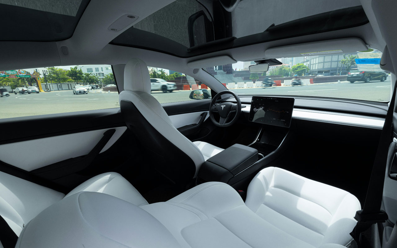 Tesla interior