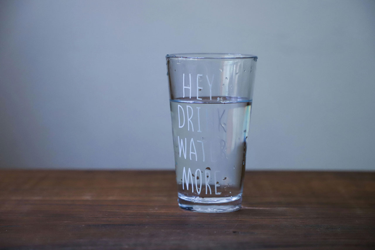 Glass of water